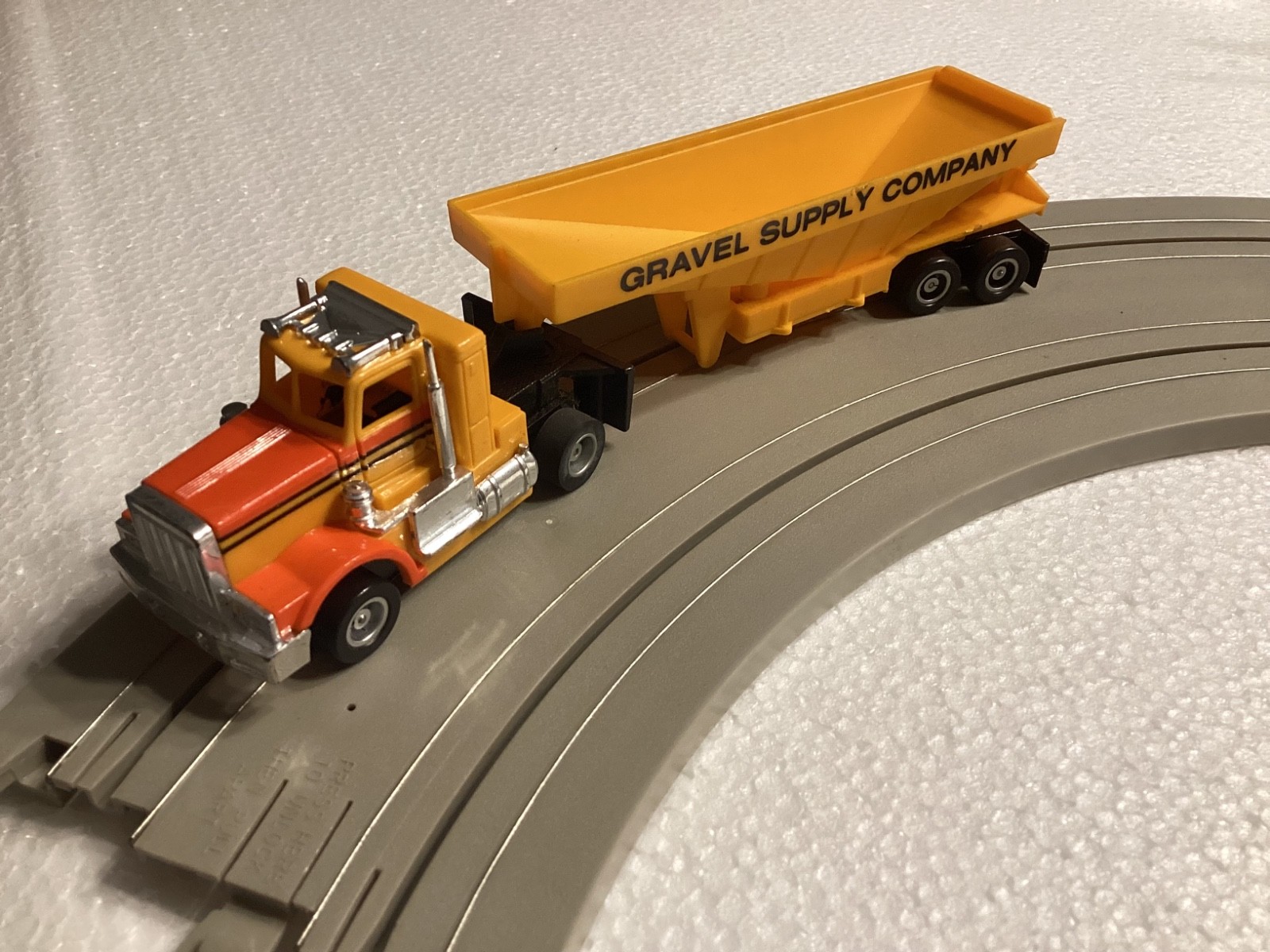 Gravel Belly Dump Trailer Gray No. 3926