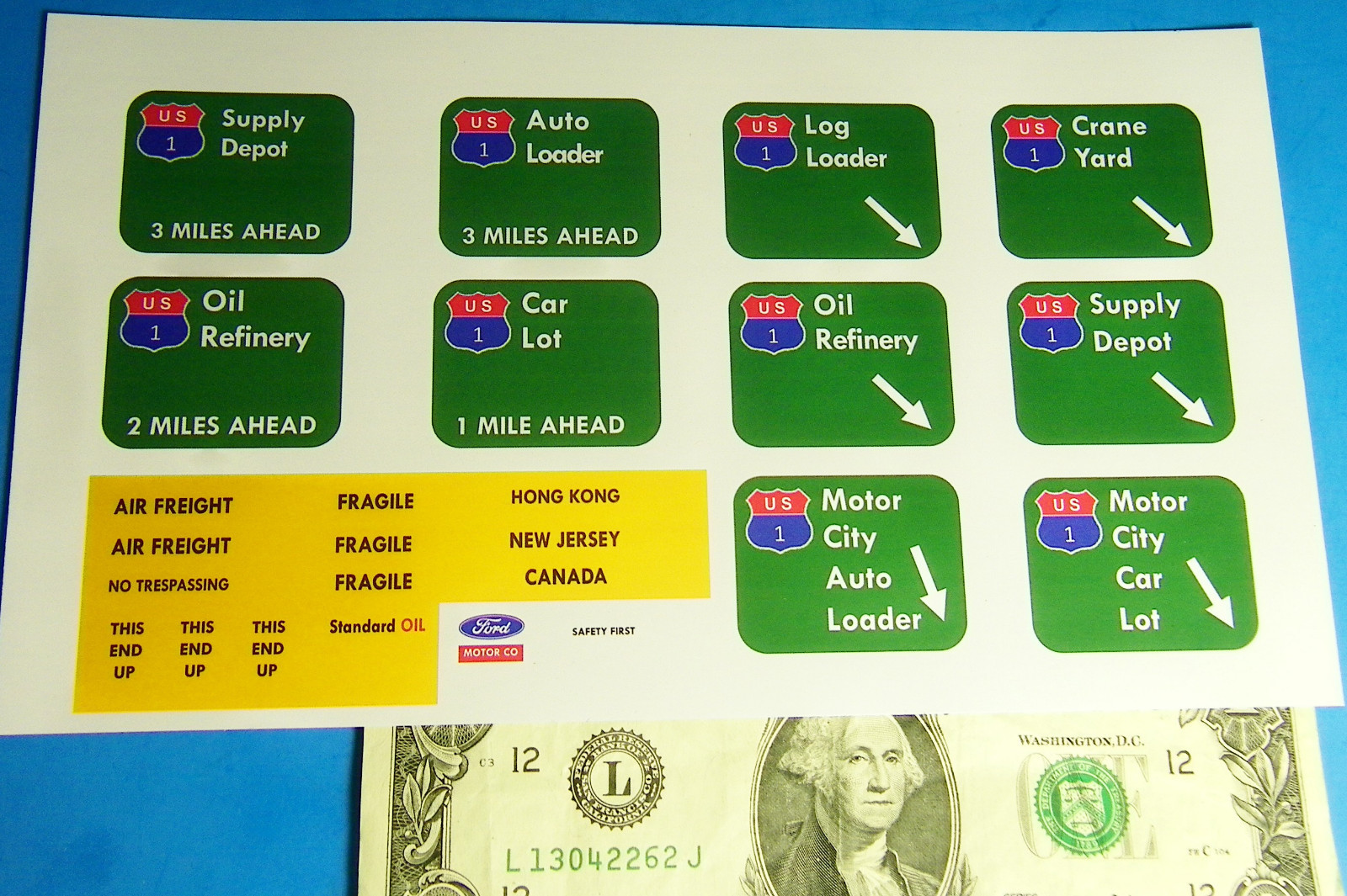 Overhead Highway Signs No. 3763